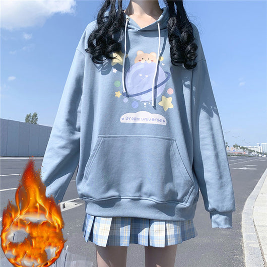 Sudadera Holgada Trendy para Niñas - Top Ligero Escuela Secundaria - Image 11