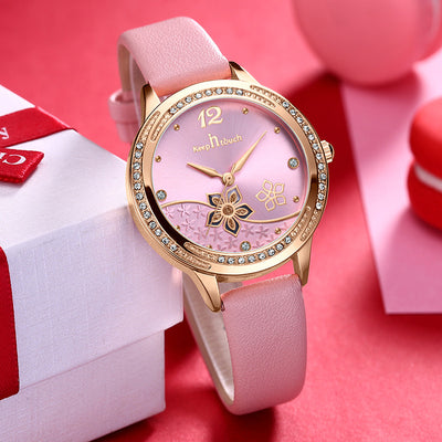 Reloj Floral Impermeable para Mujer - Diseño Trendy - Image 4