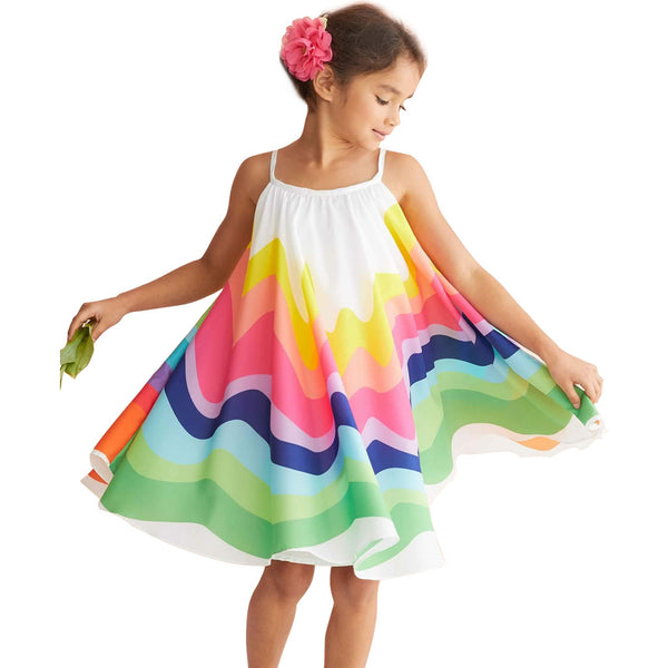 Vestido Princesa Estilo Occidental con Tirantes para Niña