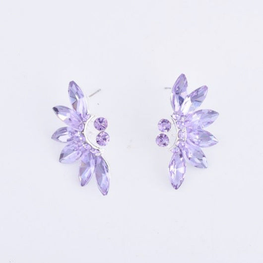 Adornos para el Cabello Nupcial con Flores de Cristal Aleación - Image 3