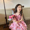 Vestido Infantil con Tirantes Ajustables Estilo Dulce