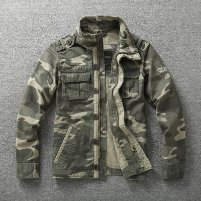 Chaqueta de Trabajo Camuflaje Otoño para Hombre - Image 4