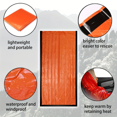 Saco de Emergencia Térmico Portátil - Manta Impermeable y Resistente al Viento para Camping - Image 22