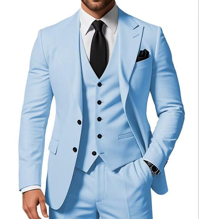 Traje de Negocios Tres Piezas para Hombre - Image 12
