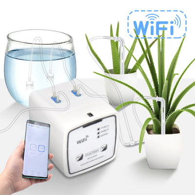 Sistema de Riego Automático Inteligente WiFi con Control por Aplicación Móvil
