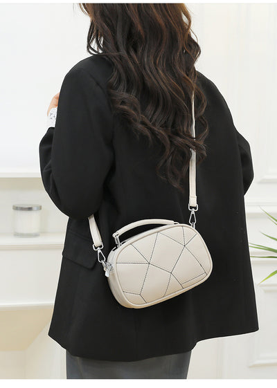 Bolso Pequeño Retro de Patchwork Trendy con Tres Capas - Image 28