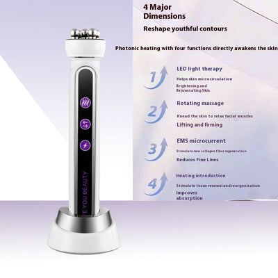 Rodillo Masajeador Facial y Corporal con Rotación Automática