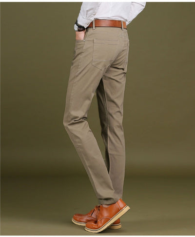 Pantalones Casuales Elásticos para Hombre - Otoño e Invierno - Image 14