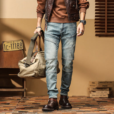 Pantalón Vaquero Azul Slim Fit Elástico de Corte Recto - Image 10