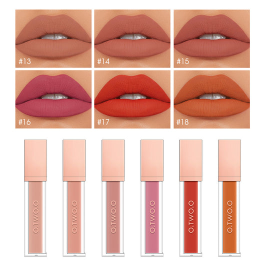 Brillo Labial Mate Terciopelo 18 Colores - Fórmula Larga Duración Anti-transferencia - Image 3