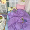 Morado Taro B Sábana De 1.2 M 3 Piezas