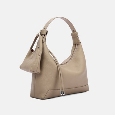 Bolsa de Cuero Genuino Minimalista - Diseño Contemporáneo Primera Capa - Image 4