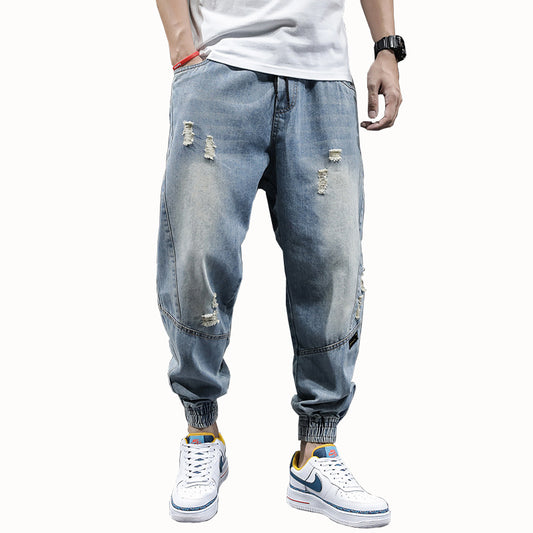 Pantalones Harem Coreanos Sueltos para Hombre - Estilo Casual y Moderno