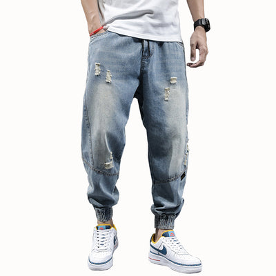 Pantalones Harem Coreanos Sueltos para Hombre - Estilo Casual y Moderno
