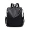 Mochila de Cuero PU Estilo Universitario para Mujer - Bolso Escolar Minimalista