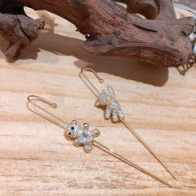 Aretes Personalizados de Circonita Micro-incrustada Versátiles - Image 3
