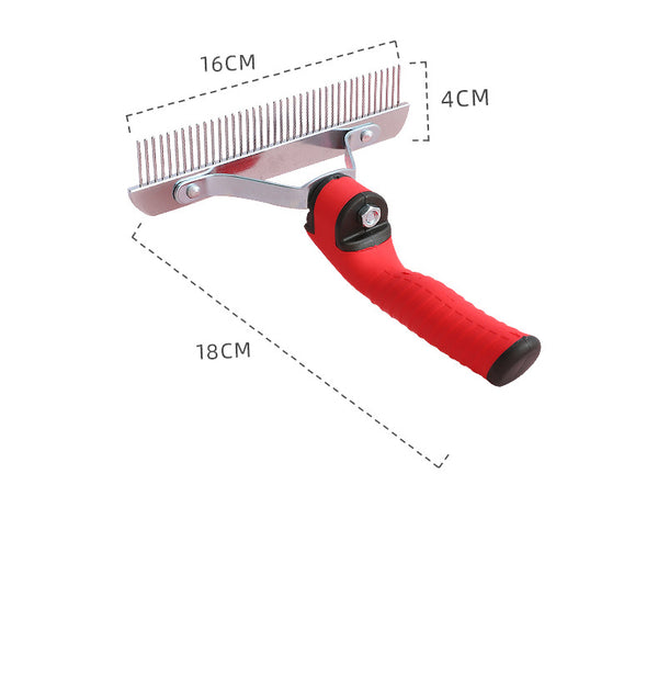 Peine Deshedding Extra Grande para Perros Grandes - Herramienta Profesional de Aseo