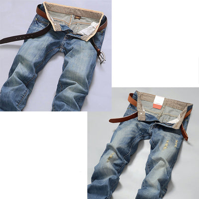 Jeans Rectos Holgados Tendencia Juvenil Marca Casual Ajustado - Image 24