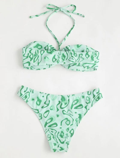 Bikini Bandeau Sexy con Abertura Frontal - Image 5