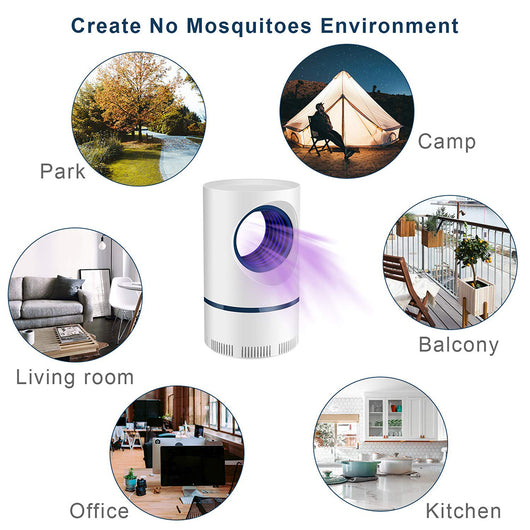 Lámpara Antimosquitos UV con Fotocatalizador - Silenciosa USB para Embarazadas - Image 6