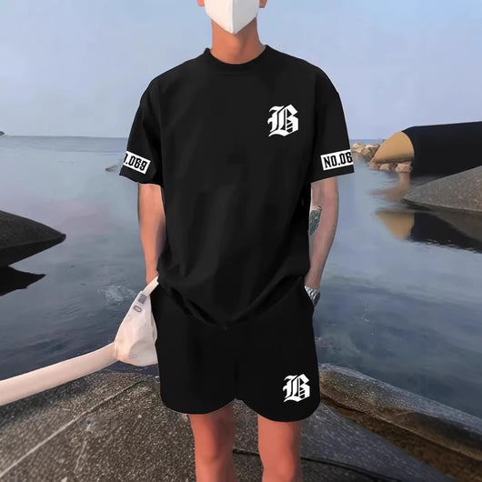 Conjunto Deportivo Casual para Hombre de Manga Corta - Image 2