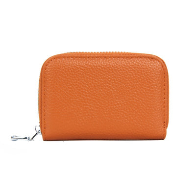 Billetera Compacta de Cuero Genuino con Protección RFID para Mujer - Image 31