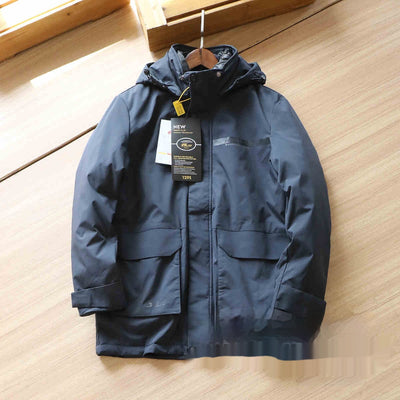 Chaqueta Acolchada Impermeable para Hombre - Abrigo Cálido de Invierno - Image 9