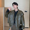 Chaqueta de Cuero para Hombre Otoño Invierno