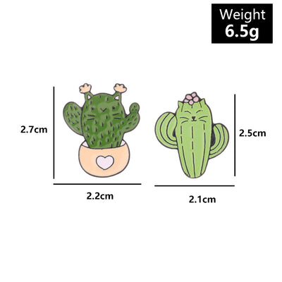 Broche Serie Cactus Creativo Cartoon - Image 4
