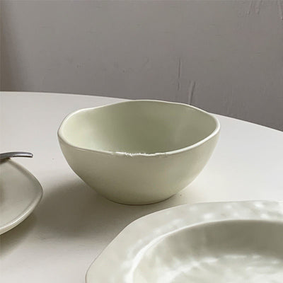 Juego de Platos y Tazones Artesanales Mate para Desayuno y Postre - Image 7