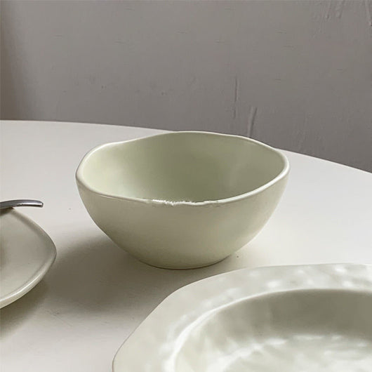 Juego de Platos y Tazones Artesanales Mate para Desayuno y Postre - Image 7