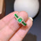 Anillo de Esmeralda Natural Colombiana para Mujer