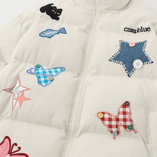Chaqueta de Algodón para Hombre XINGX con Parche de Mariposa - Image 3