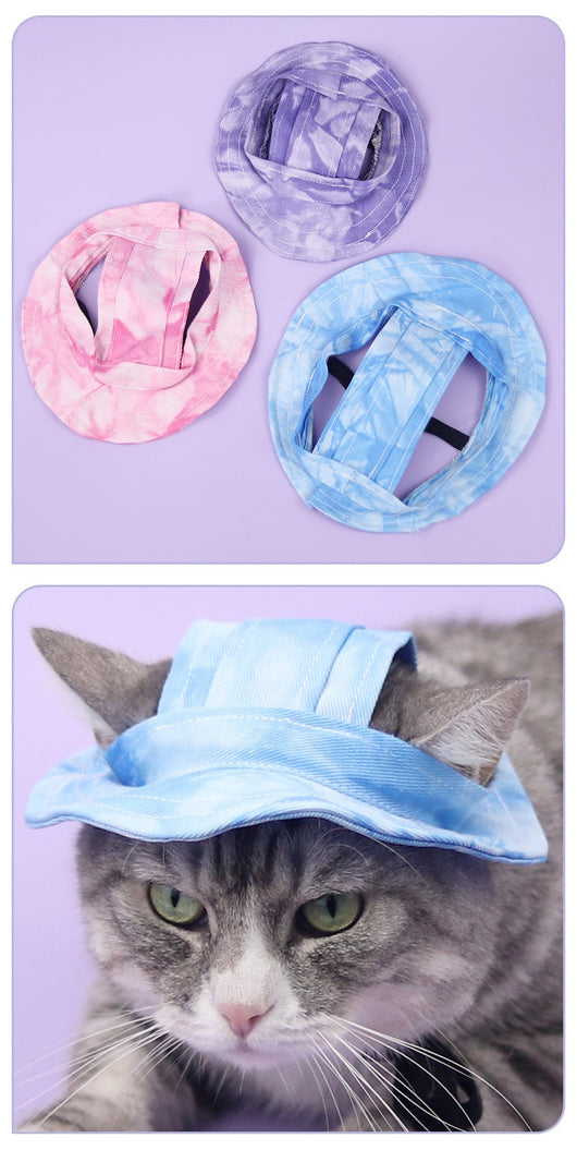 Gorro Pescador Protección Solar para Gatos - Ajustable con Protección de Orejas - Image 14