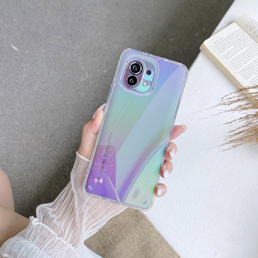 Funda Protectora Bicolor con Bordes Suaves y Efecto Espejo - Image 9