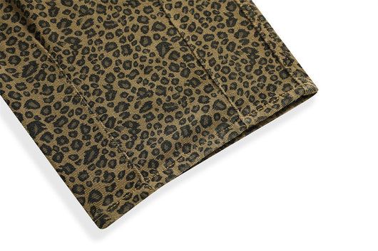 Pantalones Denim con Tirantes Estampado Leopardo Hombre Moda Urbana - Image 5