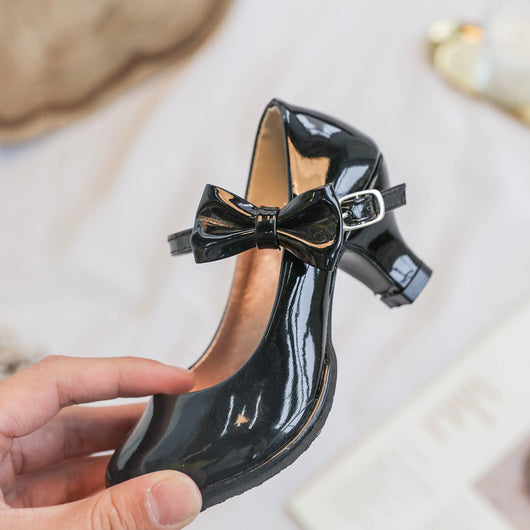 Zapatos de Cuero para Niñas con Tacón Alto - Diseño Casual y Elegante - Image 11