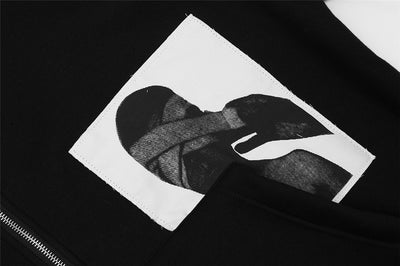 Sudadera Estampada Diablo con Capucha Cosida a Mano - Image 14