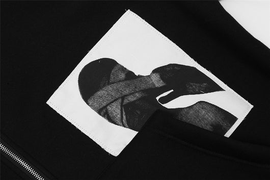 Sudadera Estampada Diablo con Capucha Cosida a Mano - Image 14