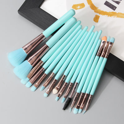 Set Profesional de 18 Brochas de Maquillaje MAANGE con Diseño Abanico - Image 15