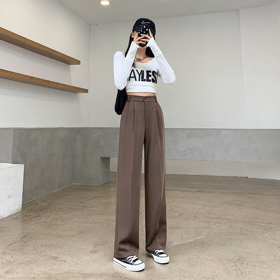 Pantalones Rectos Holgados en Beige - Estilo Casual Moderno - Image 5