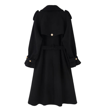 Abrigo Lana Minimalista Largo hasta la Rodilla - Invierno Abrigado - Image 11
