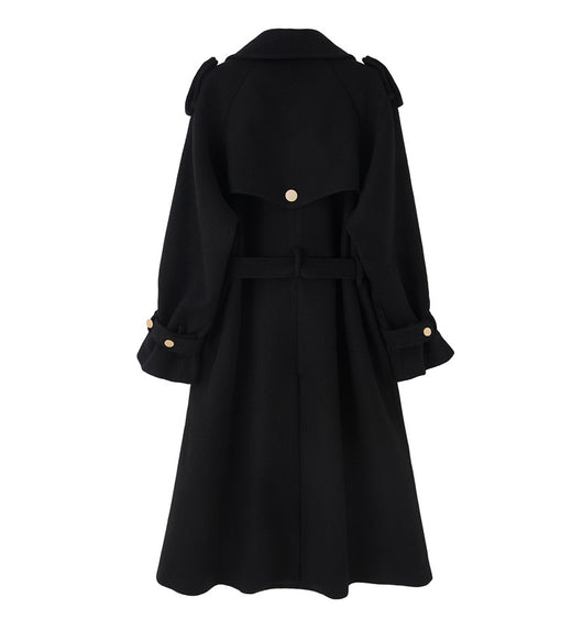 Abrigo Lana Minimalista Largo hasta la Rodilla - Invierno Abrigado - Image 11