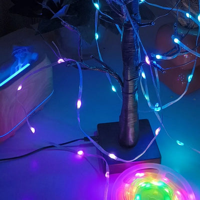 Guirnalda LED Multicolor con Múltiples Modos de Iluminación para Fiestas y Celebraciones - Image 9