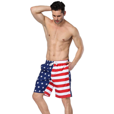 Pantalones de Playa Asimétricos Estampados con Diseño Moderno - Image 5