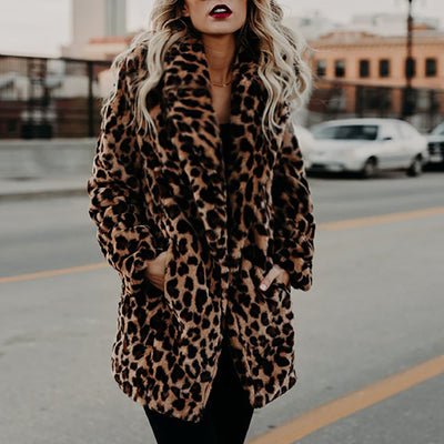 Abrigo de Piel Sintética para Mujer Invierno - Image 14