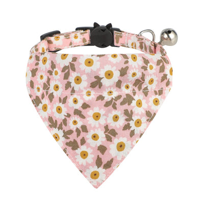 Collar Floral de Algodón con Moño para Gatos - Image 17