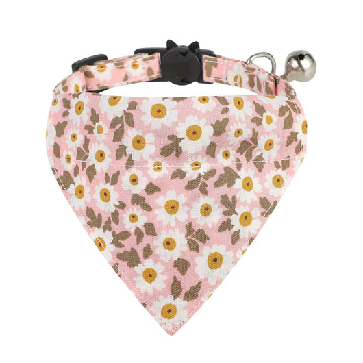 Collar Floral de Algodón con Moño para Gatos - Image 17