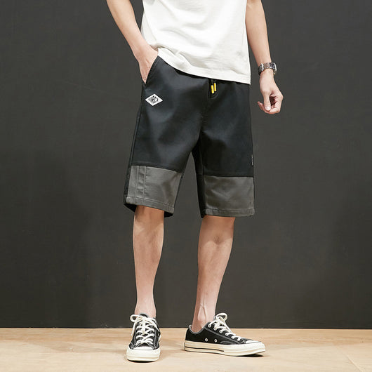 Pantalones Casuales de Algodón para Hombre Cinco Bolsillos Color Sólido - Image 5