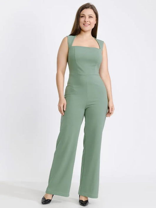 Pantalón de Cintura Alta y Pierna Ancha - Image 8